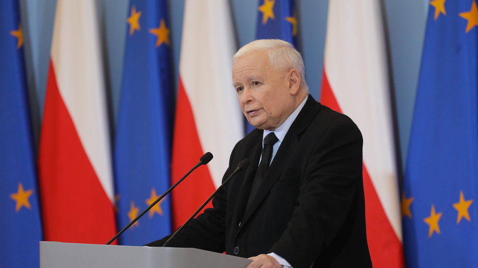 Prezes PiS Jarosław Kaczyński