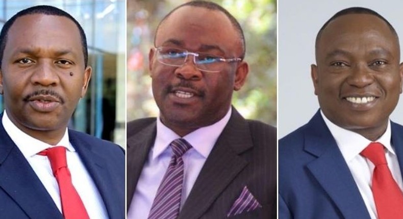 Dennis Waweru, Timothy Wanyonyi and Richard Ngatia