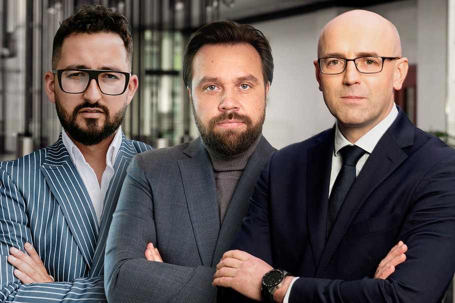 Od lewej: Mateusz Wróbel, prezes Supreme Energy, Maciej Marszałek, CEO The Heart i Tomasz Mikoda, prezes Flatte