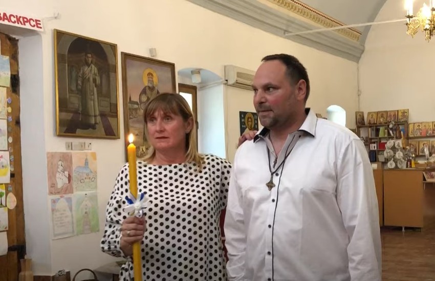 čin krštenja italijanskog filozofa