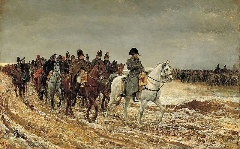 „Rok 1814”, obraz Jean Meissonier, 1864 r., domena publiczna