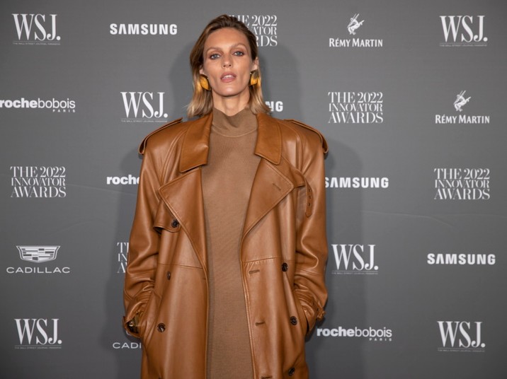 Anja Rubik na gali magazynu "Wall Street Journal"...