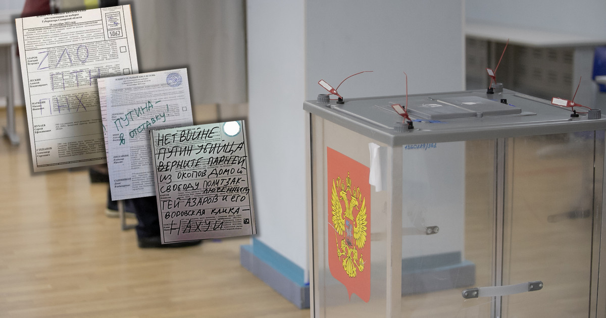 Elections in Russia.  Ballot cards bearing the Russians’ “screams” began to spread on the Internet