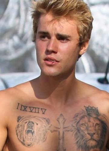 Így néz ki az agyontetovált Justin Bieber tetoválások nélkül - Noizz