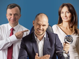 Od lewej: Wiesław Żyznowski, Maciej Popowicz, Dominika Kulczyk