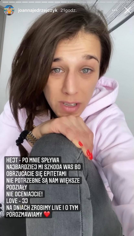 Joanna Jędrzejczyk na Instagramie