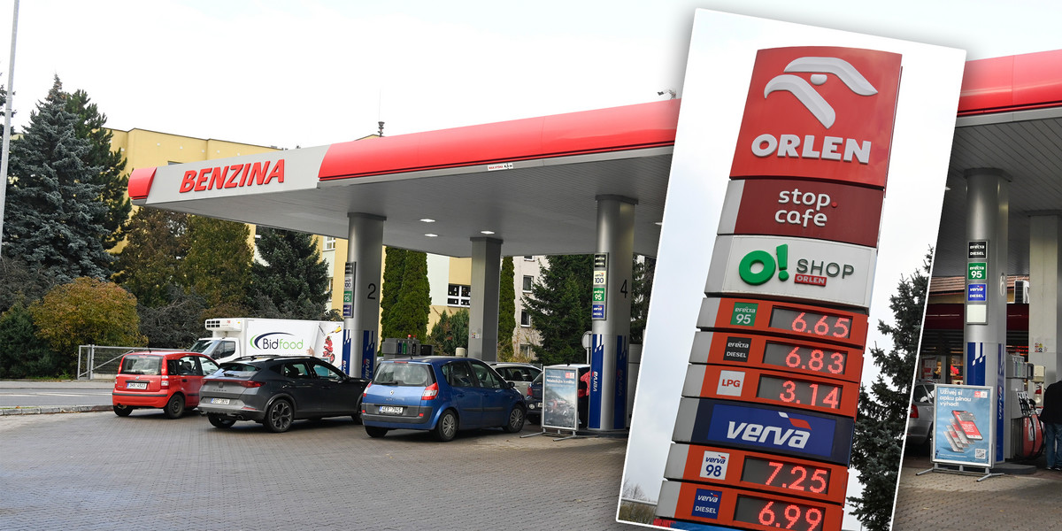 Gdzie paliwo jest obecnie tańsze: w Polsce czy w Czechach? Kiedy zobaczyliśmy ceny, musieliśmy sięgnąć po aparat.