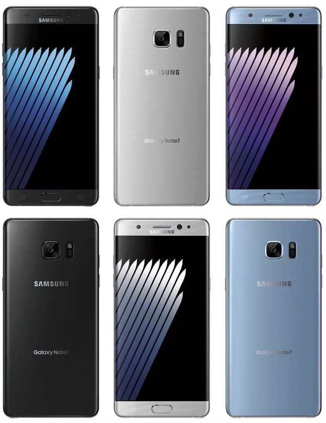 Galaxy Note 7 na renderach opublikowanych przez Evleaks. Widzimy skaner Iris nad ekranem