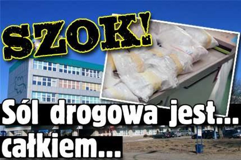 Szok! Sól drogowa jest... całkiem...