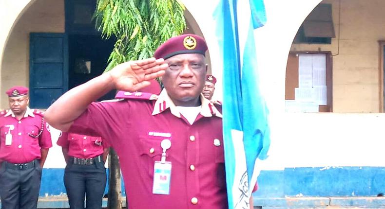 Corps Commander Hafiz Mohammed, Commander, Kaduna Sector Command. Federal Road Safety Corps. [nan]