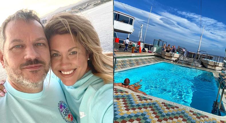 Christine Kesteloo and her husband live on a cruise ship most of the year.Christine Kesteloo