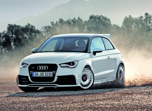 Audi A1 Quattro powstanie w limitowanej liczbie 333 egzemplarzy. Samochód wielkości buta ma bowiem 256 koni mechanicznych, które rozpędzają go do setki w zaledwie 5,6 sekundy. W opanowaniu tego stada rumaków ma pomóc napęd na cztery koła MAT. PRASOWE