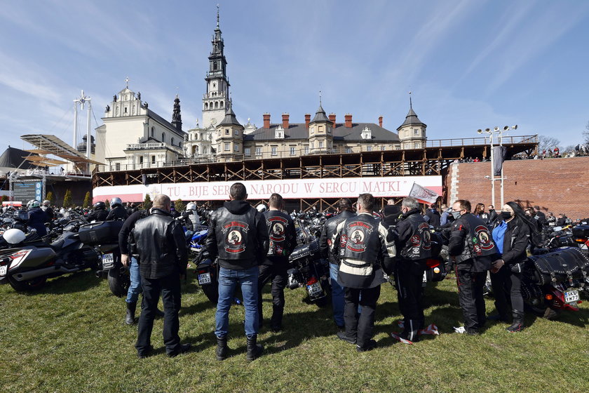 Jasna Góra. Otwarcie sezonu motocyklowego w czasie pandemii