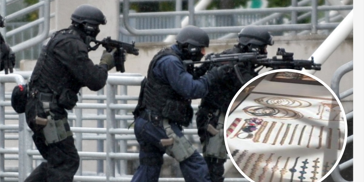 Antyterroryści zatrzymali złodziei biżuterii, którzy udawali policjantów. Zdjęcie ilustracyjne.