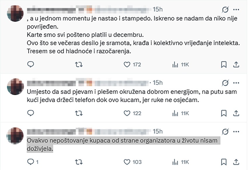 Komentari nakon Čolinog koncerta