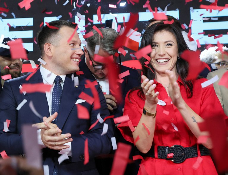 Ewa Zajączkowska-Hernik i Sławomir Mentzen