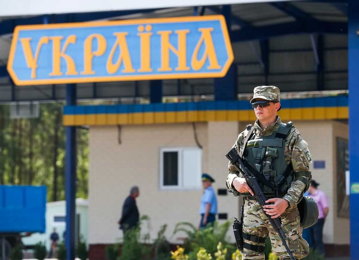 Przejście graniczne między Rosją, Ukrainą i Białorusią