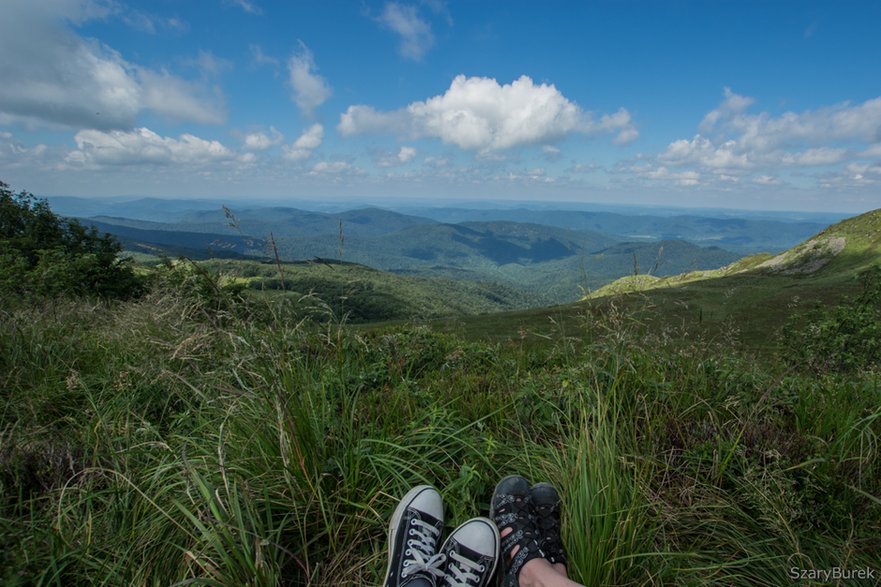 Kamperem na dziko w Bieszczady