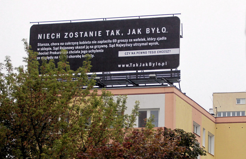 Billboard przy ulicy Madalińskiego w Warszawie