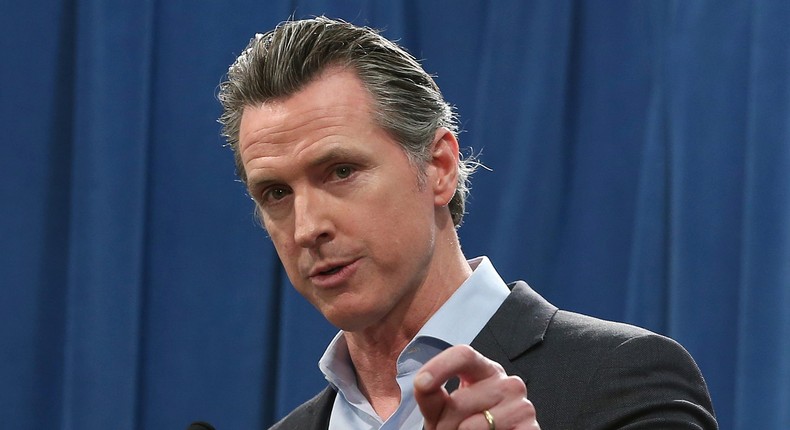 California Gov. Gavin Newsom.
