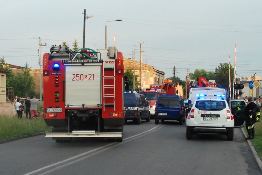 Wypadek na przejeździe w Częstochowie.