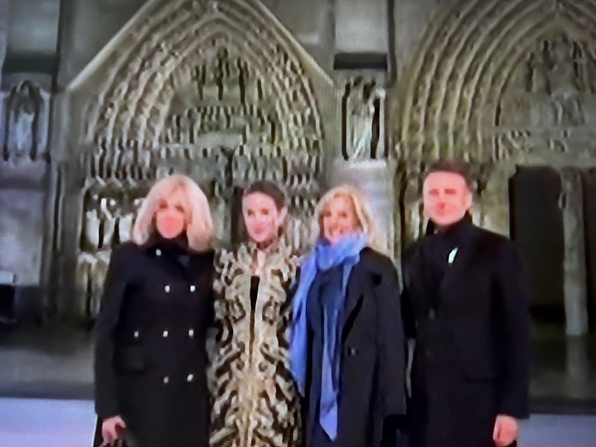 Džil Bajden stigla na otvaranje obnovljene katedrale Notr Dam