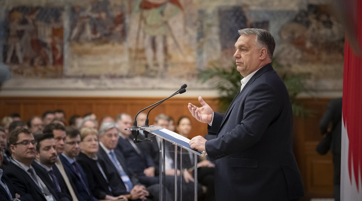 Újabb beszédet mond Orbán Viktor / Fotó: MTI/Miniszterelnöki Sajtóiroda/Benko Vivien Cher