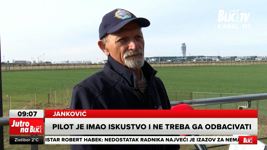 Branko Janković, pilot u penziji