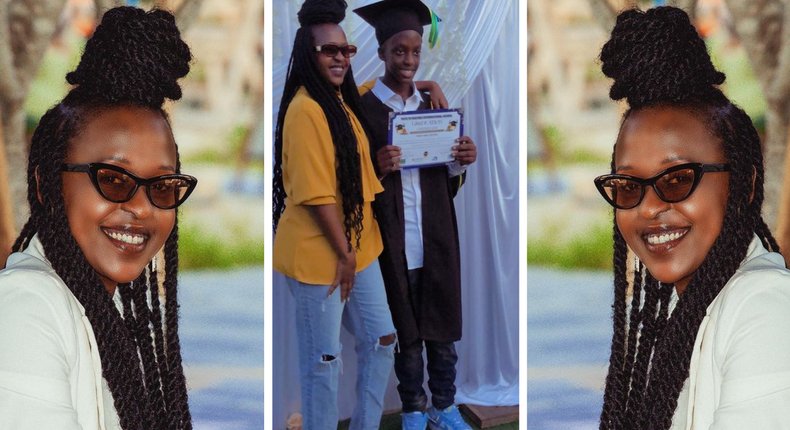 'Secondary here I come' Mowzey Radio's son graduates/Instagram