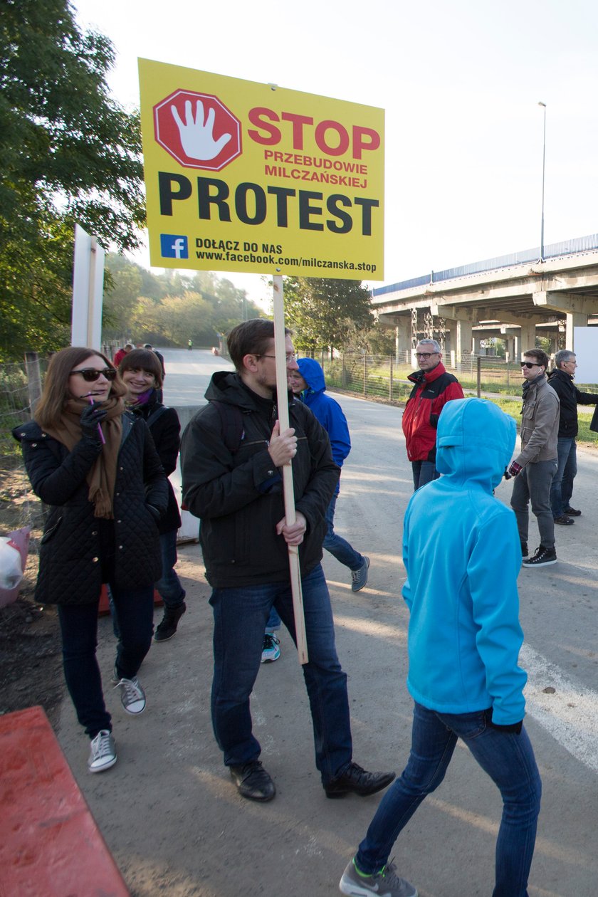 Protest na Milczańskiej