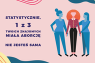 Nie jesteś sama, aborcja, plakaty