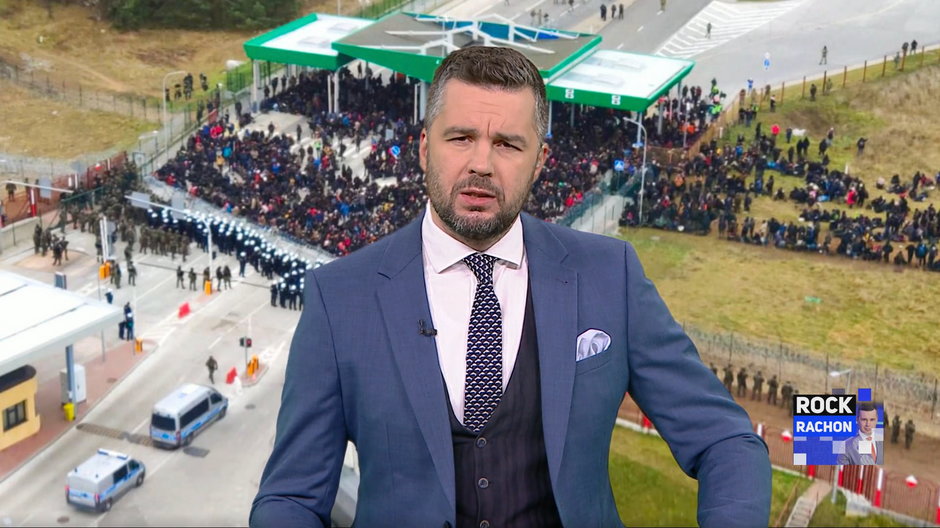 Michał Rachoń, jeden z prezenterów TVP World