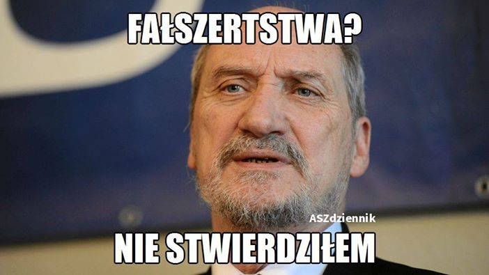 Antoni Macierewicz - mem / ASZdziennik