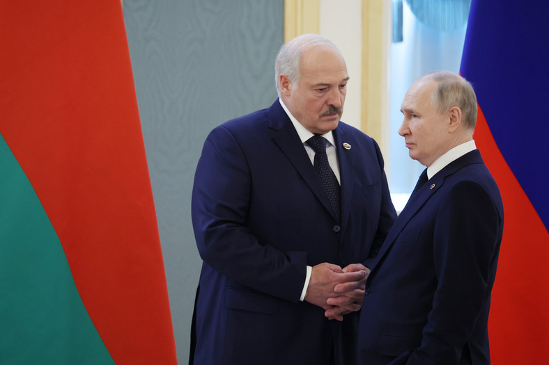 Aleksander Łukaszenko i Władimir Putin. 2023 r.