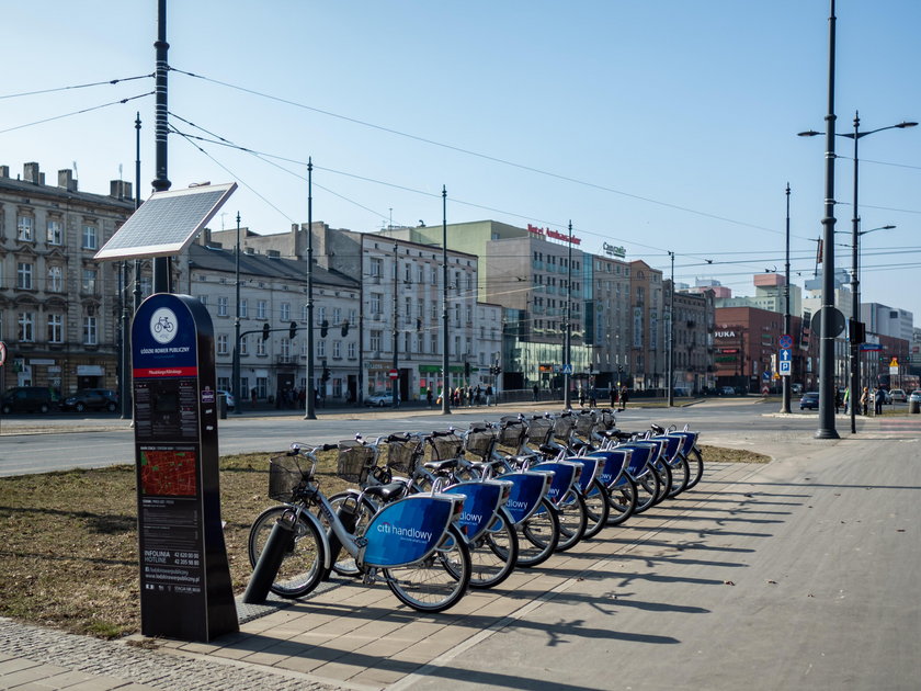 Łódź. Idzie wiosna- przesiądź się na rower miejski!