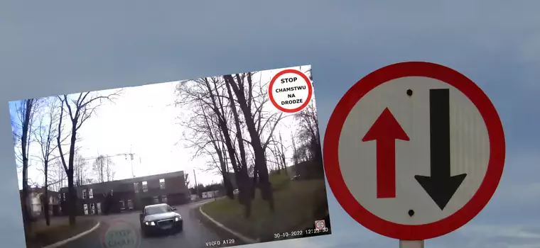 Kierowca Audi zajechał drogę bez przyczyny. Potem jeszcze się kłócił [WIDEO] 