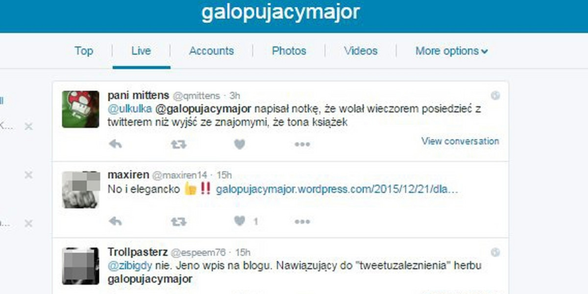 Krytycy polityczni znikają z Twittera