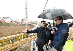 Vučić u obilasku gradilišta u okviru EXPO projekta