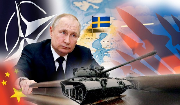 Nato Vladimir Putin Švedska Finska Kina