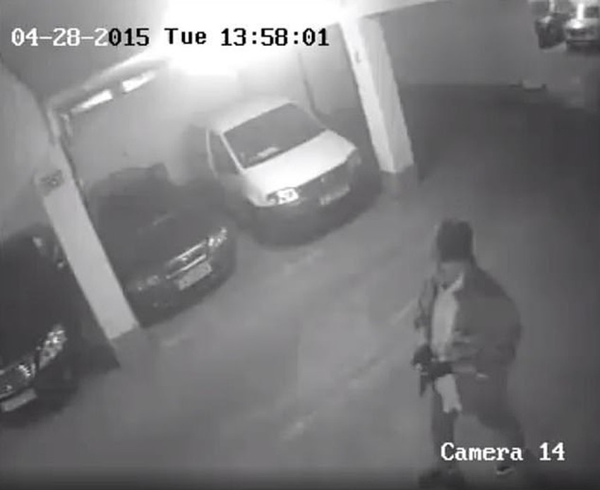 Navodni napadač je snimljen kamerom na parkingu hotela u Sofiji