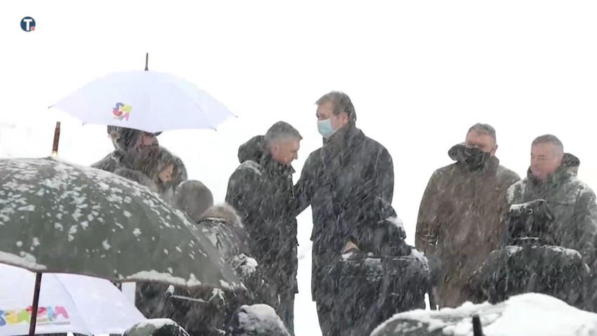 Aleksandar Vučić na otvaranju gondole na Zlatiboru