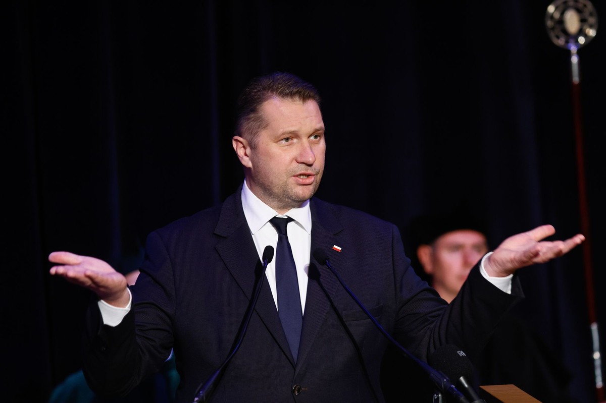 Minister edukacji i nauki Przemysław Czarnek