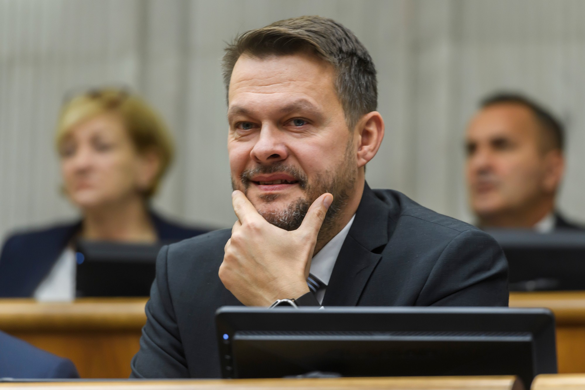 Na snímke poslanec NR SR Samuel Migaľ (Hlas-SD).