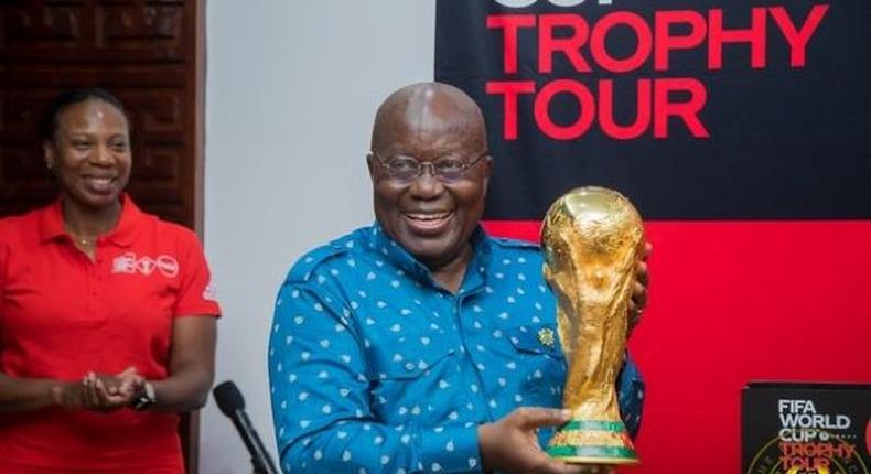 FIFA World Cup trophy arrives in Ghana