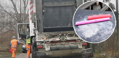 Kierowca śmieciarki wciągał amfetaminę podczas przerwy w pracy