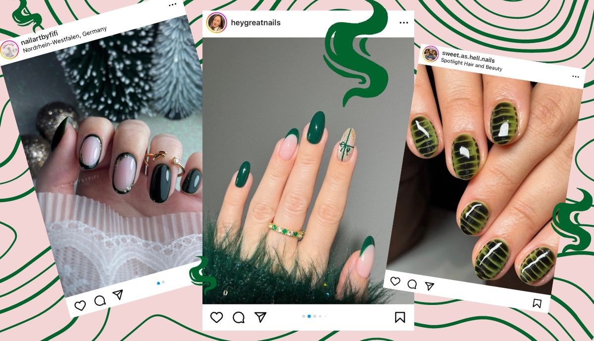 Estas uñas navideñas están más frescas que nunca