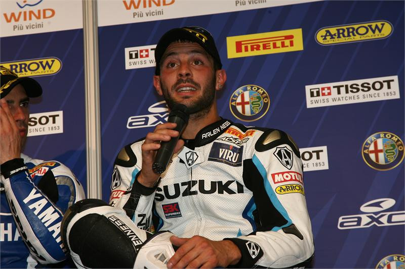 Michel Fabrizio, zawodnik zespołu Suzuki Alstare Racing, wywalczył podium