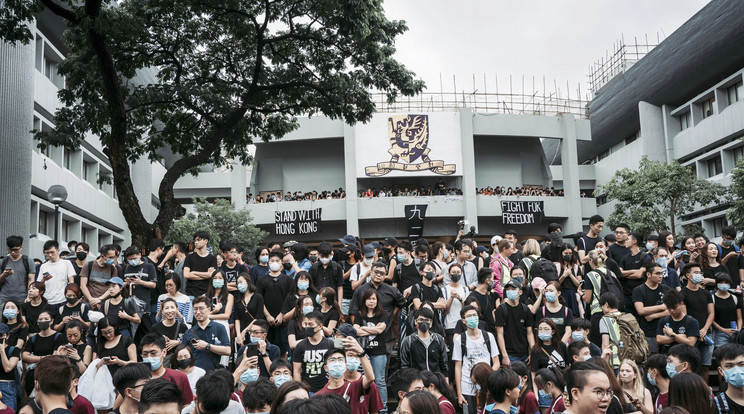 Újabb összecsapások Hongkongban / Fotó: Northfoto