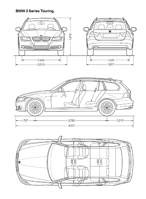 BMW 3: Odmłodzone nadwozie z nową techniką