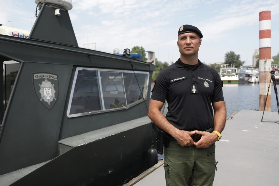 Zamenik komandanta Ronilačke jedinice MUP Marko Mladenović